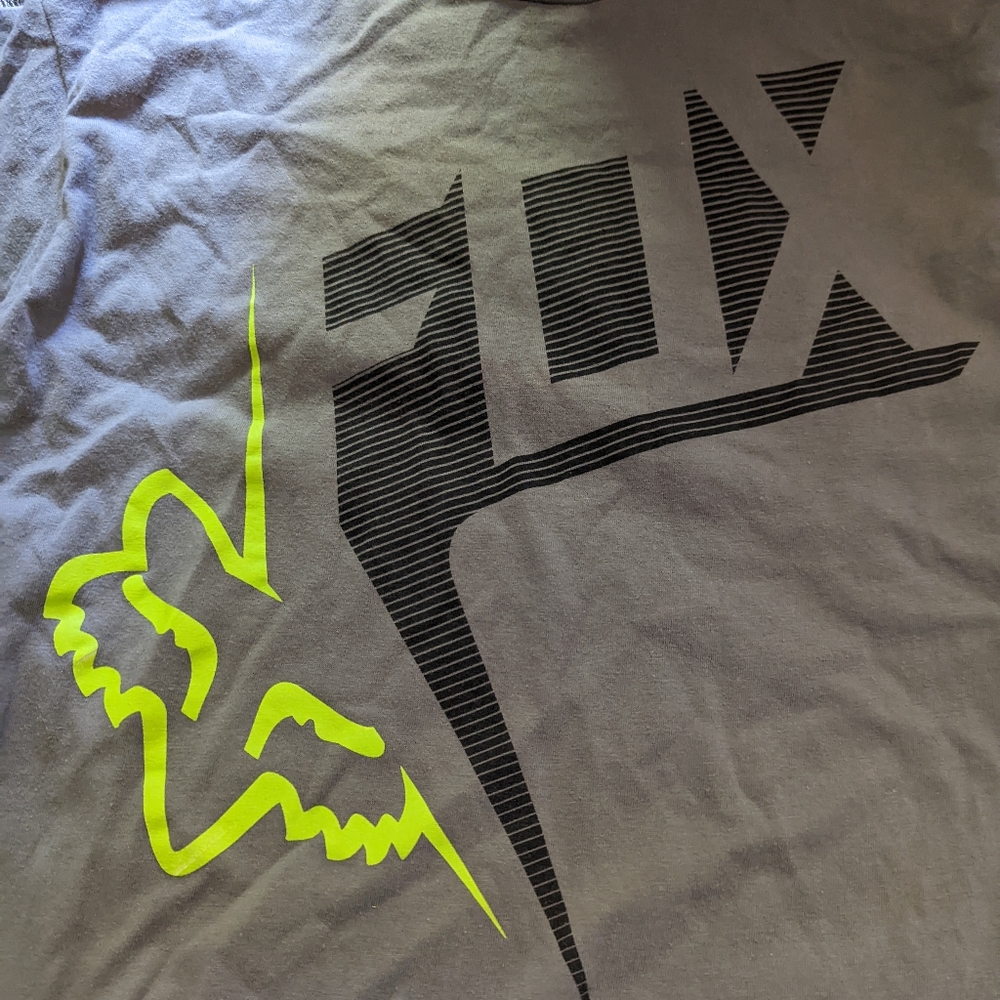 Fox Racing Gray T-SHIRT - Picture 4 of 4